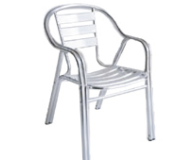 Sedia in alluminio